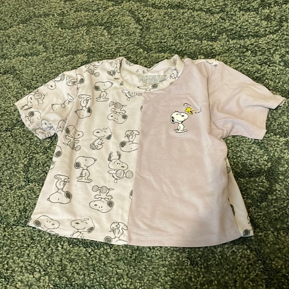 Peanuts Snoopy Crop Top